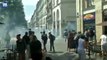 Riot police fired tear gas at protesters as violence erupts in Nantes