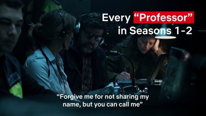 Every Professor in La Casa de Papel - Money Heist