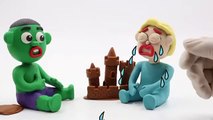 Bebek hulk ve bebek elsa oyun hamuru TV çizgi film(Baby hulk and baby elsa play dough on TV cartoon