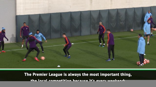 Guardiola won't risk Premier League title for the Champions League