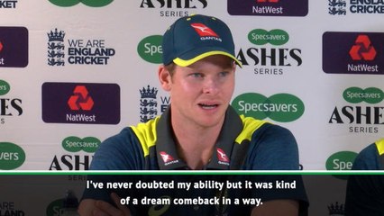 Smith revels in 'dream comeback' after back-to-back Ashes hundreds