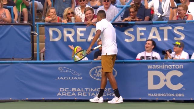 Kyrgios bt Tsitsipas (6-4 3-6 7-6)