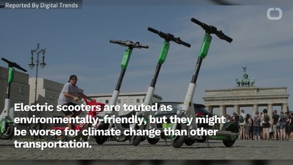 The Environmental Cost Of Using Electric Scooters