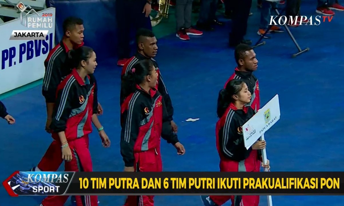 10 Tim Putra dan 6 Tim Putri Ikuti Prakualifikasi Pon Voli