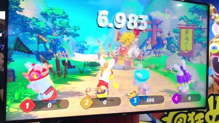 Rabbids Adventure Party - ChinaJoy 2019 Off-Screen Gameplay (A9VG)