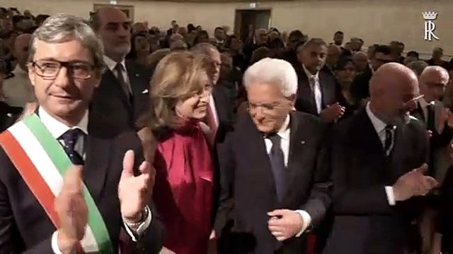 - Rimini - Mattarella al teatro Galli per il concerto del Maestro Muti (03.08.19)