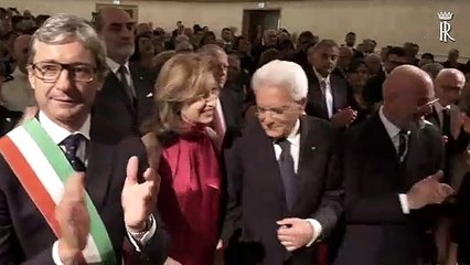 - Rimini - Mattarella al teatro Galli per il concerto del Maestro Muti (03.08.19)