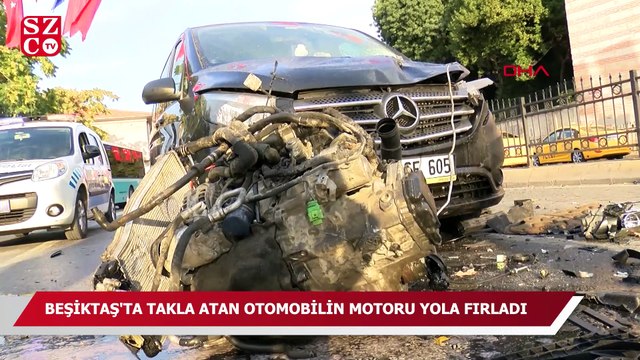 Beşiktaş’ta feci kaza!