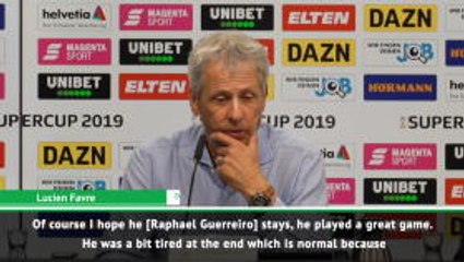 Favre hopeful Guerreiro stays at Dortmund