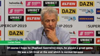 Favre hopeful Guerreiro stays at Dortmund