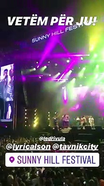 Ledri, Mc Kresha dhe Lyrical Son  Sunny Hill Festival Kosova 2019