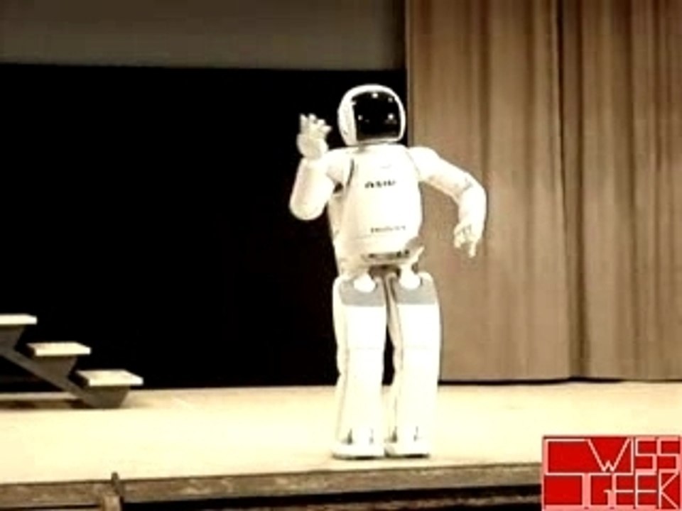 Asimo Dancing in Switzerland (Château-d'Oex)