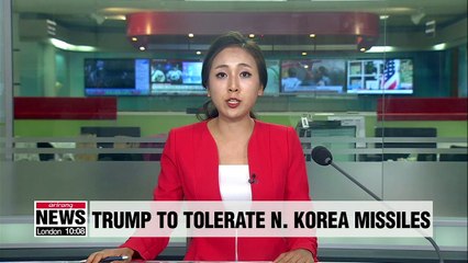 Trump told Abe that he will tolerate N. Korea's missile test-firing to maintain dialogue