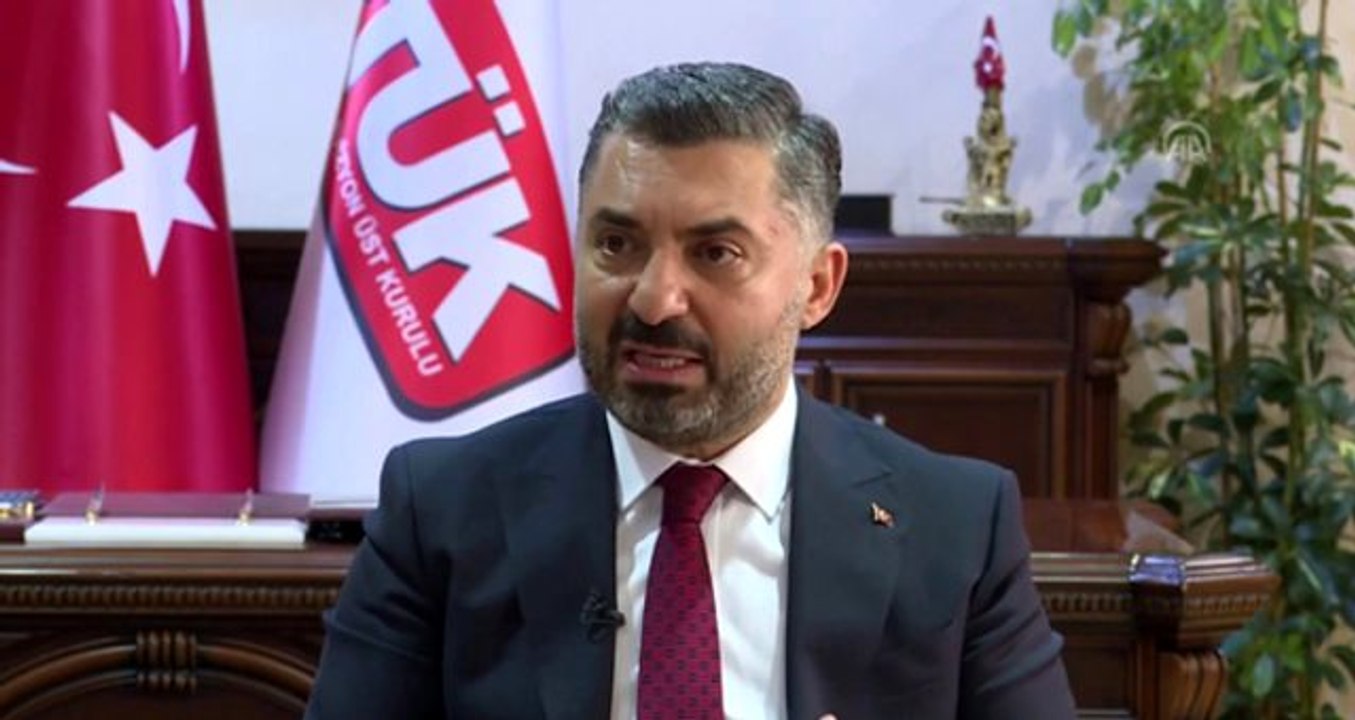 RTÜK Başkanı Şahin'den "internet yayınlarına sansür" yorumlarıyla ilgili açıklama