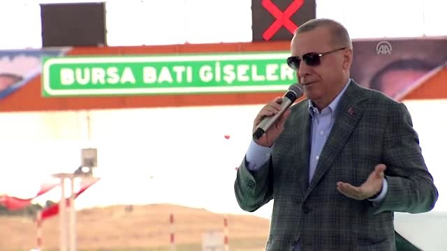Erdoğan: 6 bin 100 kilometreden devraldığımız bölünmüş yol uzunluğumuzu bugün 26 bin 764...