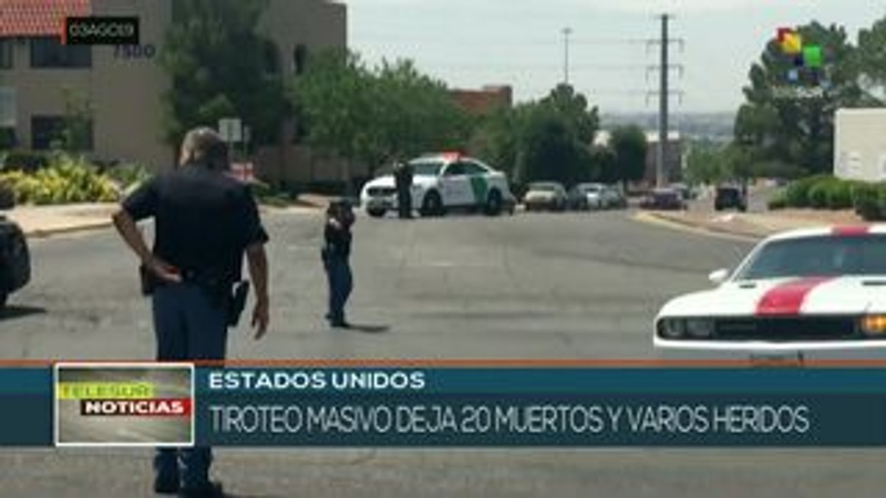 EEUU: mueren 20 personas en un tiroteo masivo en El Paso, Texas