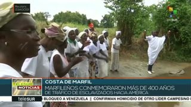 Costa de Marfil: Conmemoran más de 400 años del tráfico de esclavos