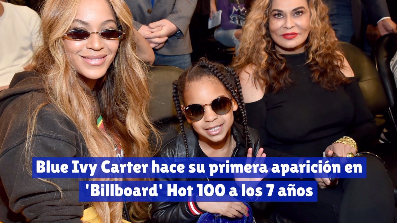 Blue Ivy Carter hace su primera aparición en 'Billboard' Hot 100 a los 7 años