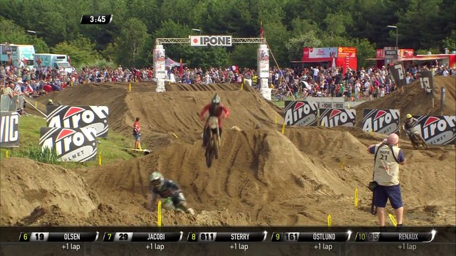 Jacobi and Sterry fall - MX2 Race 2 - MXGP of Belgium 2019