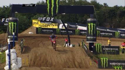 Prado falls on the last lap - MX2 Race 2 - MXGP of Belgium 2019