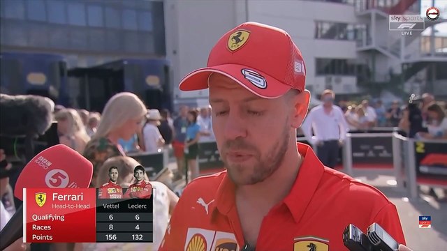 F1 2019 Hungarian GP - Post-Race - Sebastian Vettel