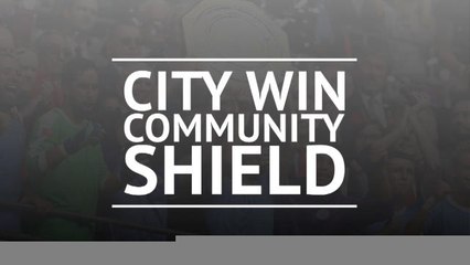 Manchester City win Community Shield