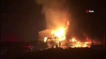 Denizli Organize Sanayi Bölgesinde bir fabrikada büyük bir yangın çıktı.