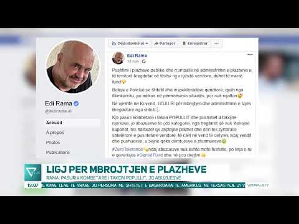News Edition in Albanian Language - 4 Gusht 2019 - 19:00 - News, Lajme - Vizion Plus