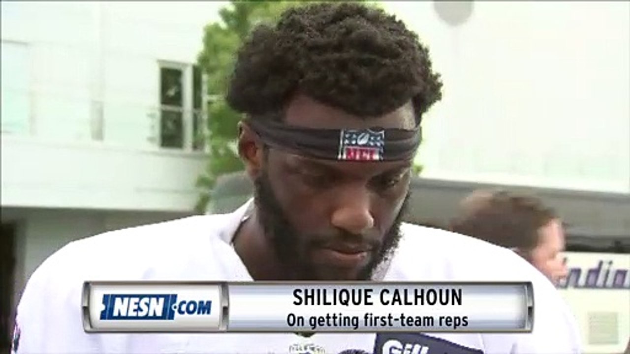 Patriots' Shilique Calhoun On Getting First-Tea...