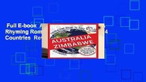 Full E-book  Australia to Zimbabwe: A Rhyming Romp Around the World to 24 Countries  Review