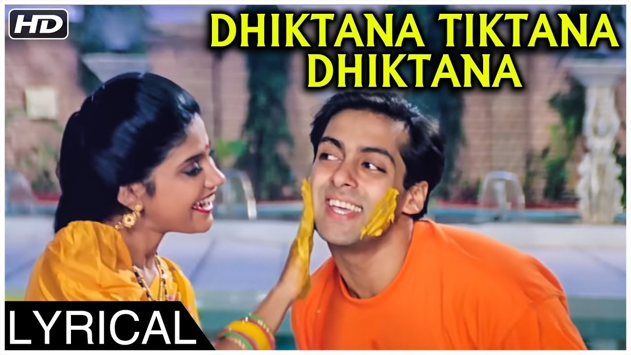 Dhiktana Tiktana Dhiktana | Version 1 | Lyrical | Hum Aapke Hain Koun | Salman Khan, Madhuri Dixit