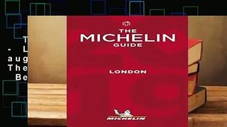 The MICHELIN Guide - London (printed in august 2018, 320pages): The Guide Michelin  Best Sellers