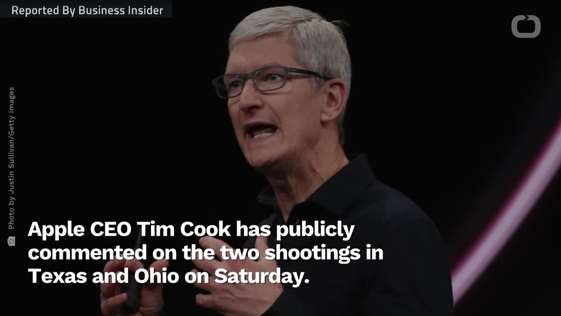 ⁣After Two Mass Shootings In 24 Hours, Tim Cook Weighs In On US Gun Violence