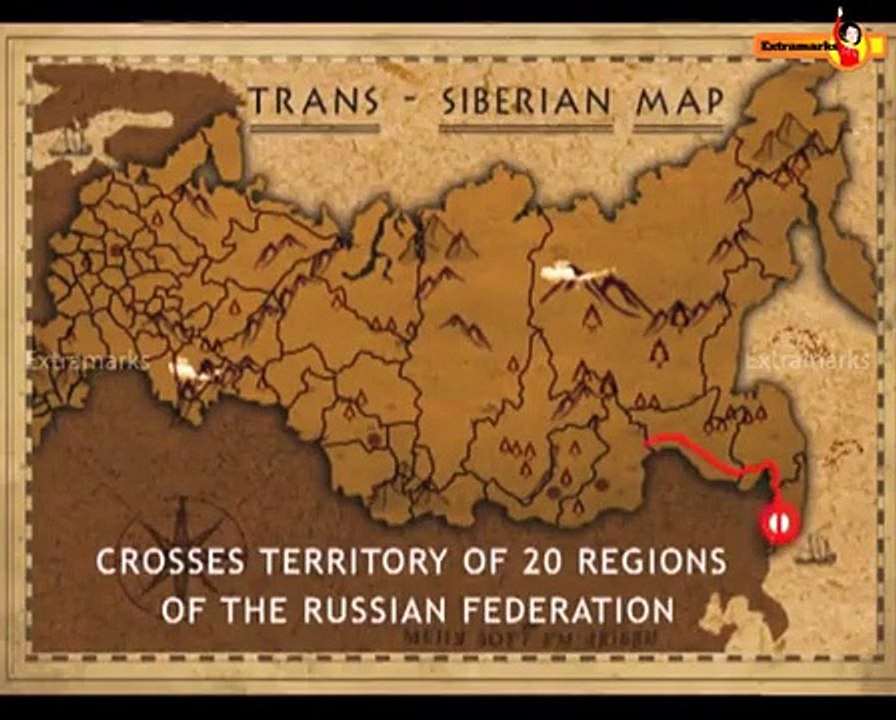 Trans Siberian Railways Taught in Class 11 Geography