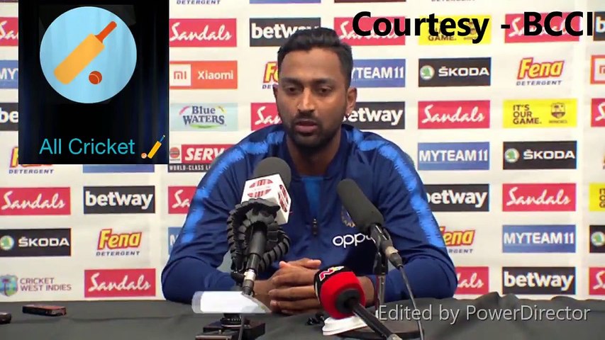 It has been an all-round team performance - Krunal Pandya | IND | WI Vs IND | IND Vs WI | Indian Cricket Team