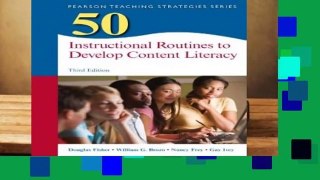 [FREE] 50 Instructional Routines to Develop Content Literacy (Teaching Strategies)