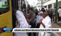 Asrama Haji Medan Berangkatkan Calhaj Kloter Terakhir