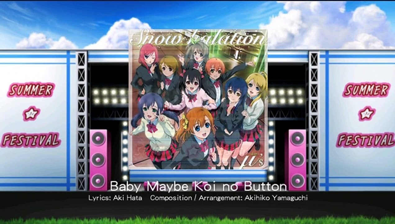 【ラブライブ！スクフェス】baby maybe 恋のボタン【EXPERT】【フルコンボ】