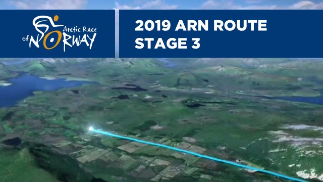 Stage 3 in 3D - Sortland to Storheia Summit (Melbu) - Arctic Race of Norway 2019