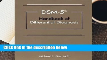 [READ] DSM-5 Handbook of Differential Diagnosis