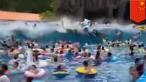 Chinese wave pool malfunction causes tsunami, injures 44 people
