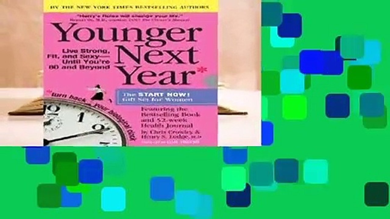 [FREE] Younger Next Year The Book and Journal Gift Set for Women