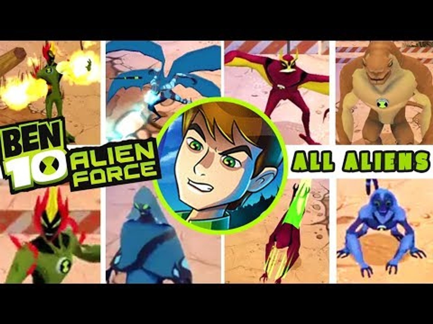 Ben 10 Alien Force All Aliens All Combos Video Dailymotion - roblox ben 10 y todos los aliens
