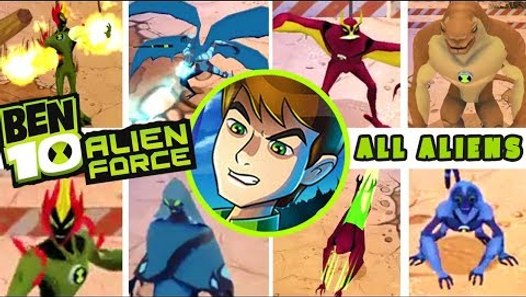 Ben 10 Alien Force All Aliens All Combos Video Dailymotion - ben 10 alien force vilgax attacks the video game roblox