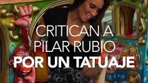 Pilar Rubio enseña un tatuaje de sus hijos y muchos la acusan de ser una mala madre