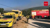Logran que el incendio de La Granja no penetre en Madrid