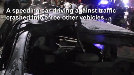 Fiery Cairo car crash claims 19 lives in Egypt