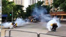 Hong Kong- heurts entre la police et les manifestants pro-démocratie - AFP Images-FLUVORE