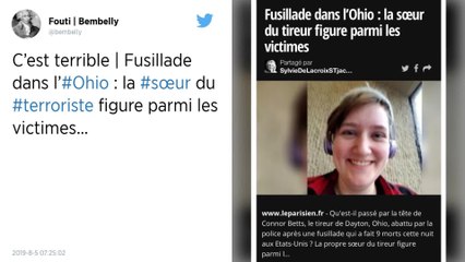 Fusillade dans l’Ohio. La sœur du tireur parmi les victimes.