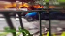 Arnavutköy’de feci olay: 11 büyükbaş hayvan yanarak telef oldu